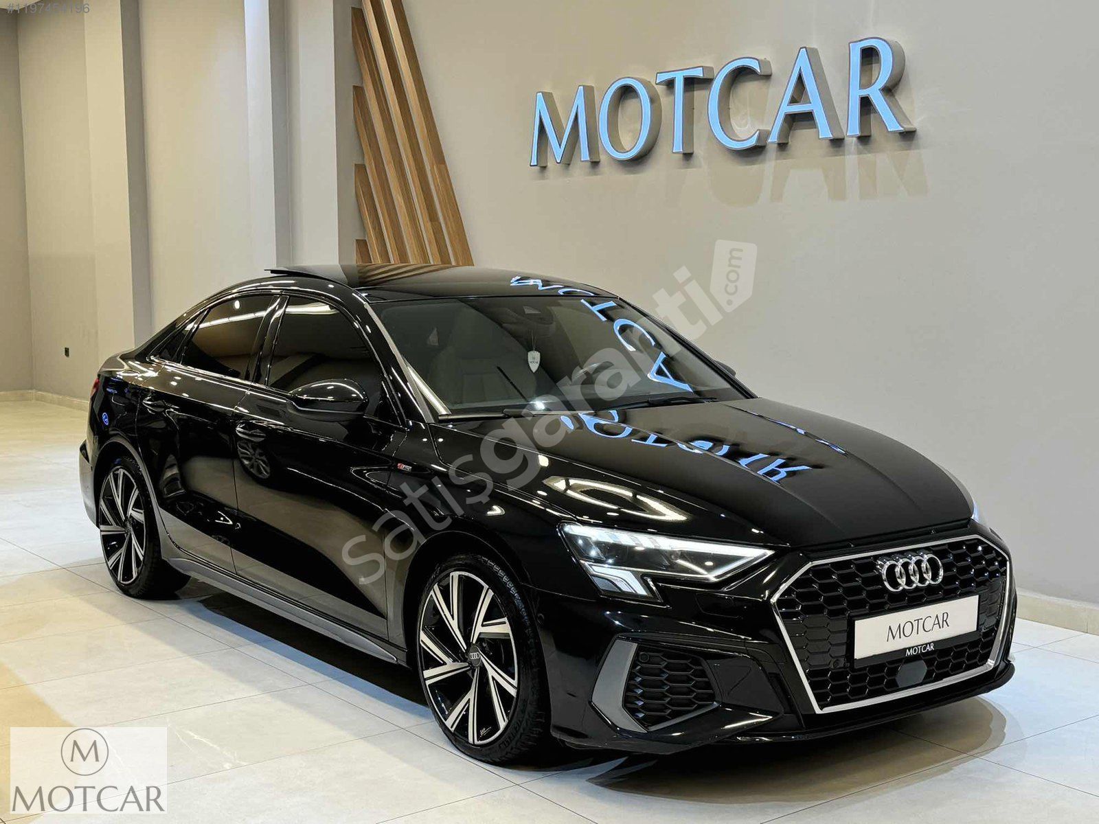 MOTCAR AUDİ A3 SEDAN 35 TFSİ SLİNE-PREMİUM-KONFOR-SERVİS BAKIMLI