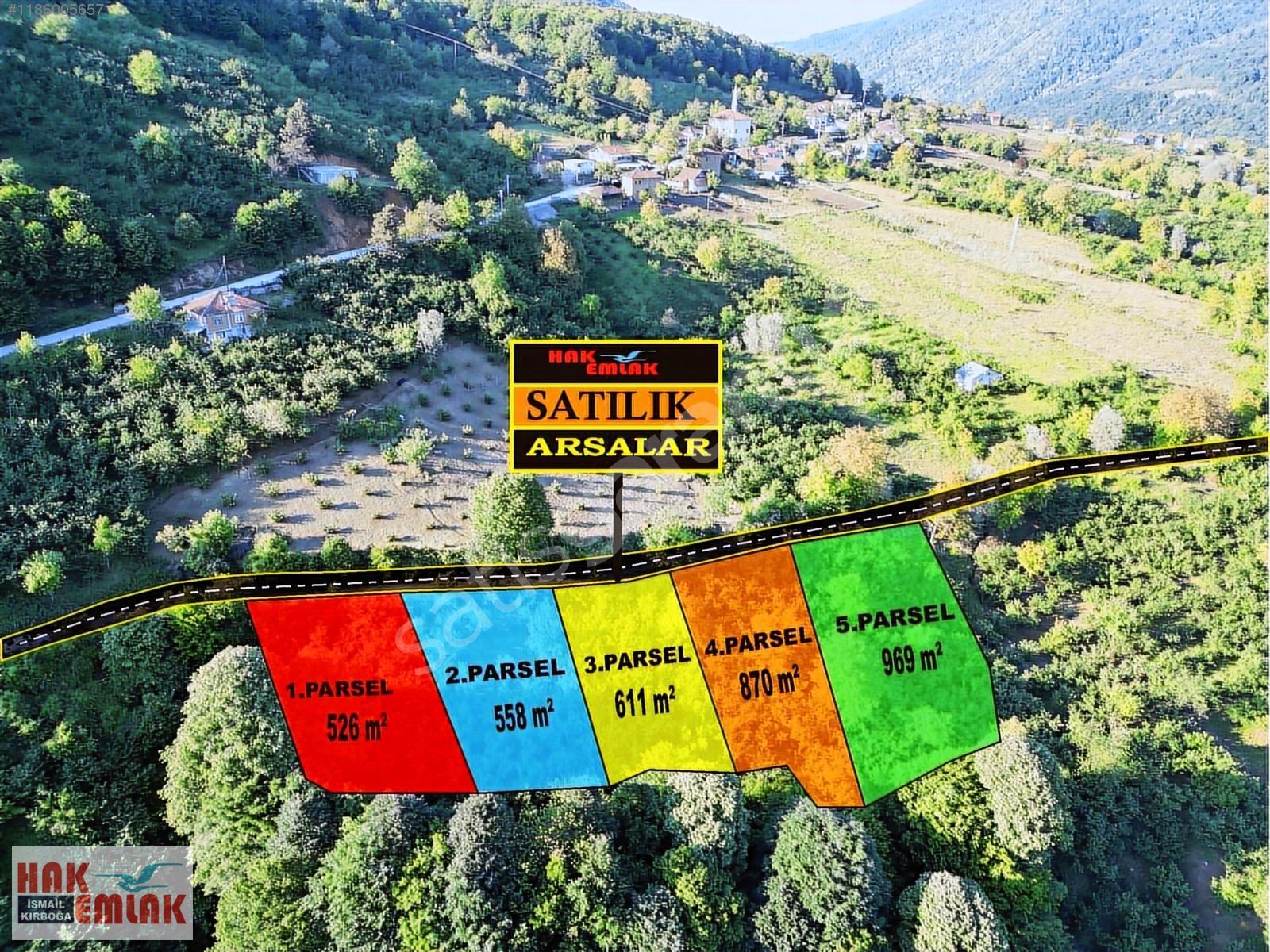Hak Emlak'tan Asar Köyünde Satılık 511 m²'den Başlayan Parseller