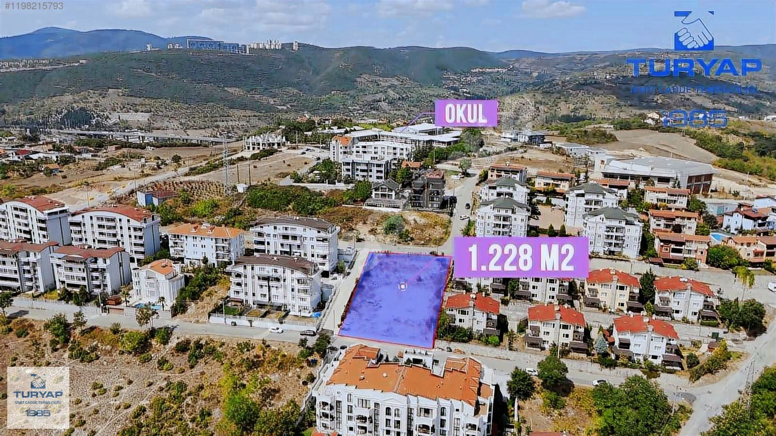 TURYAP'TAN DENİZ MANZARALI KONUT İMARLI 1228M2 ARSA
