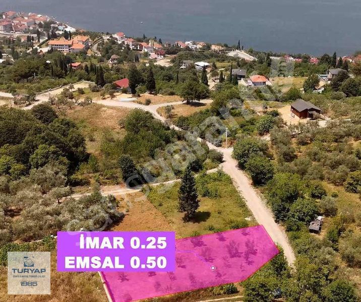 Turyap'tan Ulaşlı'da Deniz & Doğa Manzaralı 699 m2 İmarlı Arsa