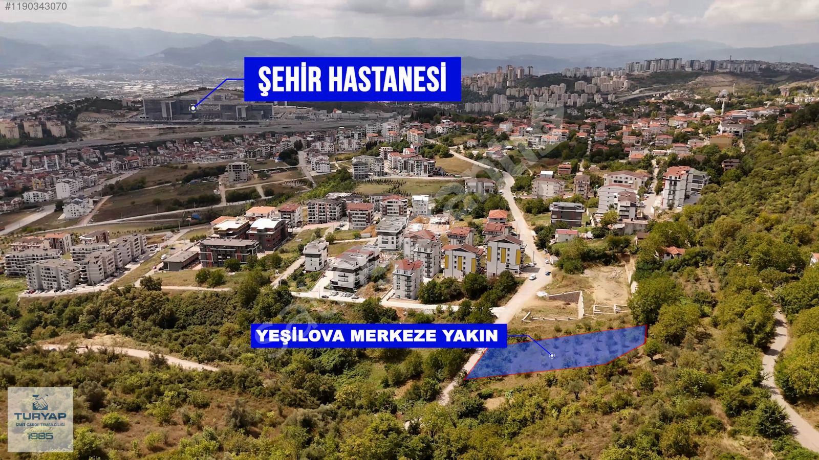 Turyap'tan Yeşilova Gündoğduda Konut İmarlı 1693 m2 Arsa