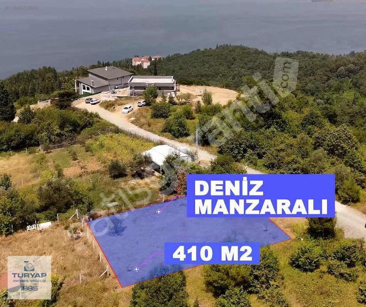 Turyap'tan Panoramik Deniz Manzaralı 410 m2 İmarlı Arsa