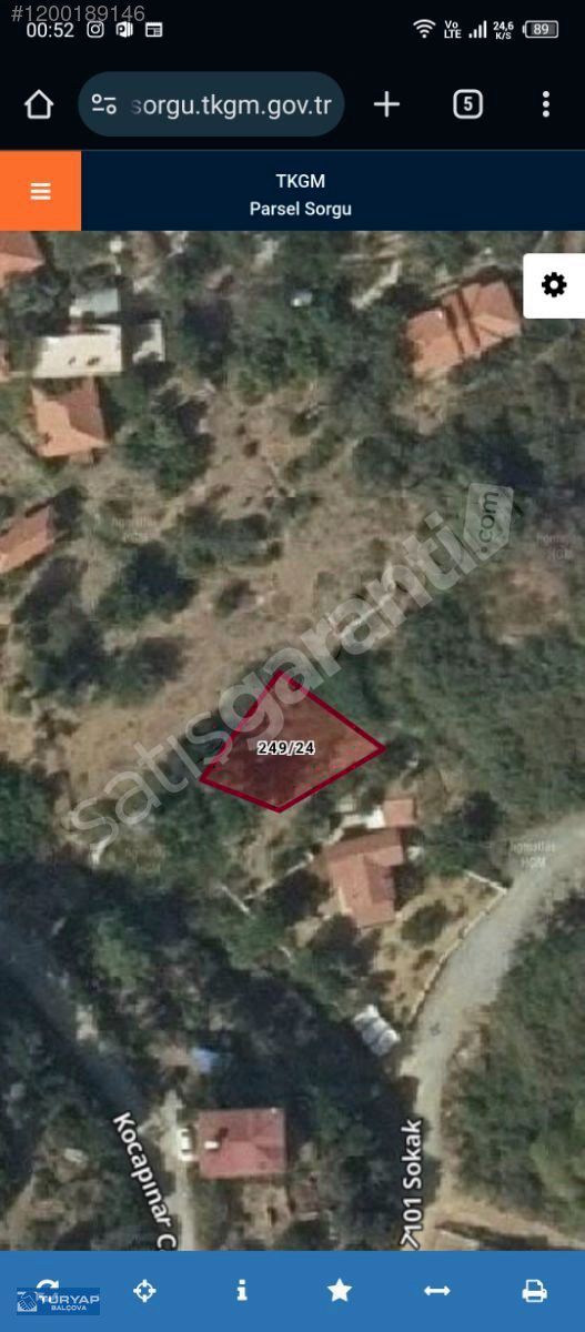 ESKİ ORHANLI KOYUNDE SATILIK İMARLI ARSA