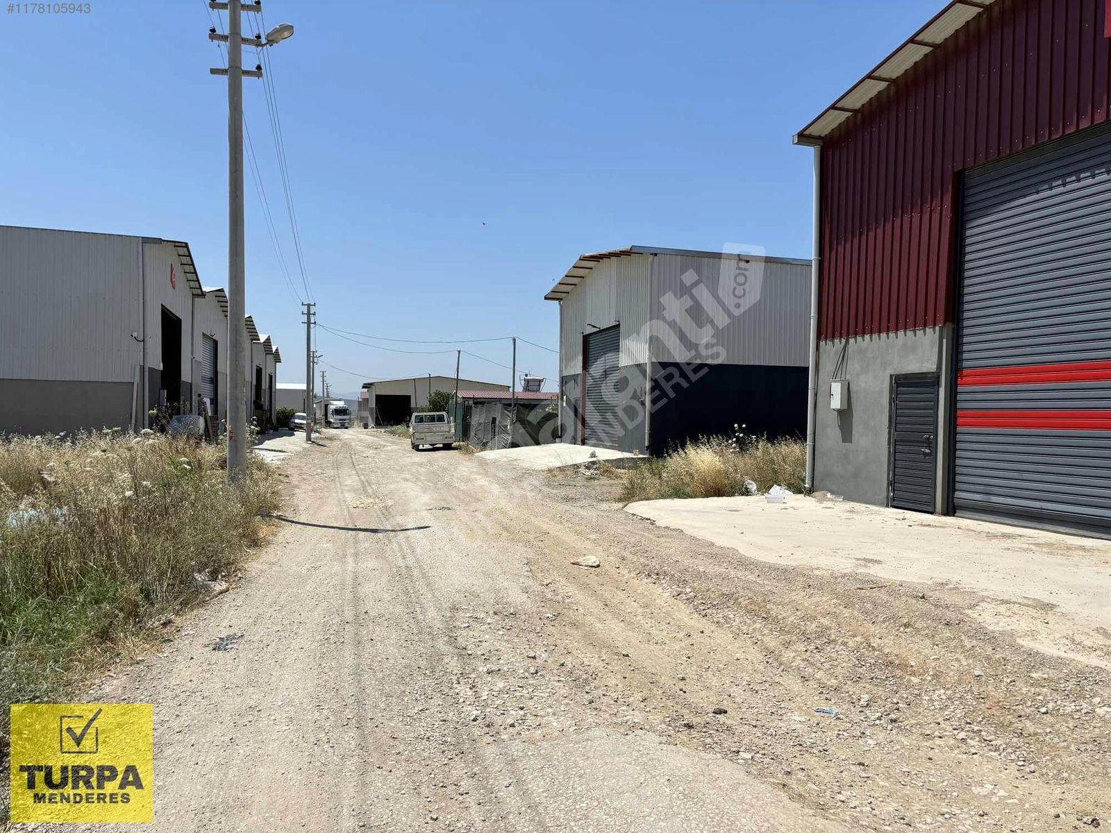 KISIK SANAYİ SİTESİ ARKASINDA SATILIK 400 m2 DEPO