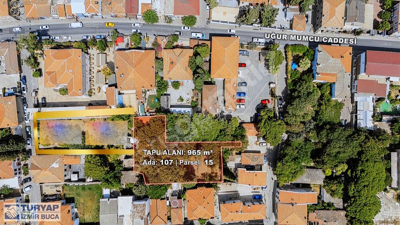TURYAP'TAN BUCA HEYKEL MEYDANINDA 2 PARSEL BİTİŞİK 2162 M2 ARSA