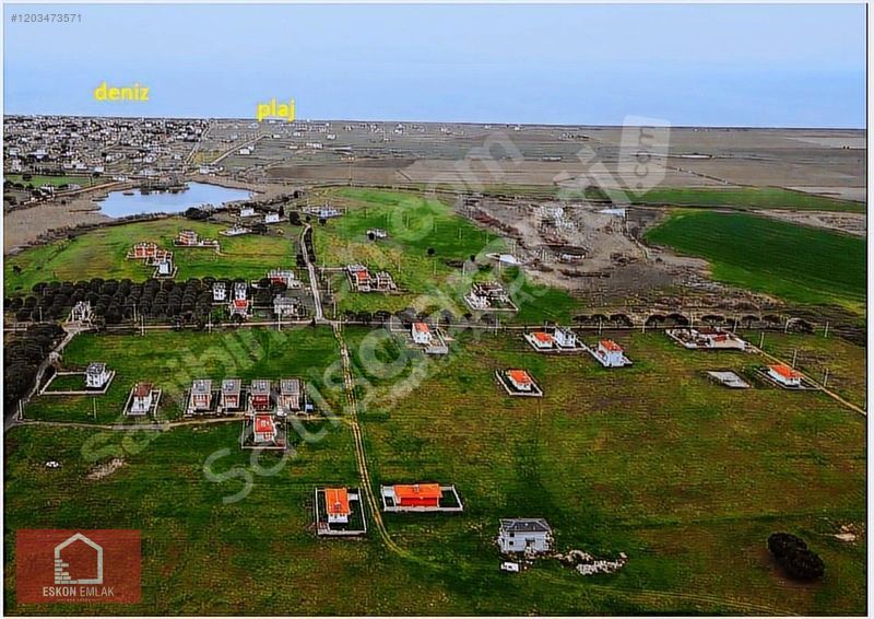 Satılık ARSA 492 m2 Çanakkale BİGA Enginkentte Villa imarlı arsa