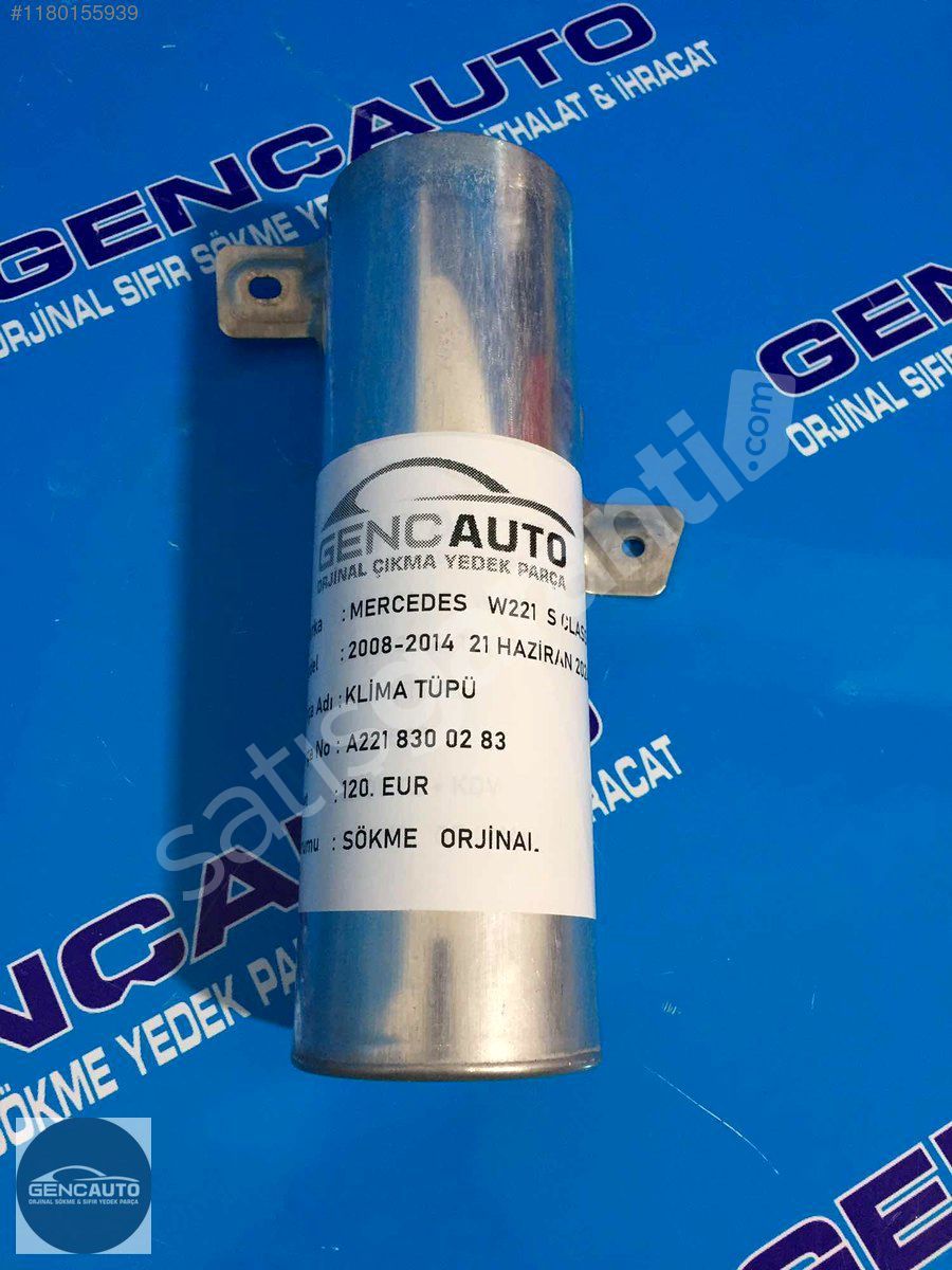 MERCEDES W221 S CLASS KLİMA TÜPÜ SÖKME ORJİNAL OEM A2218300283