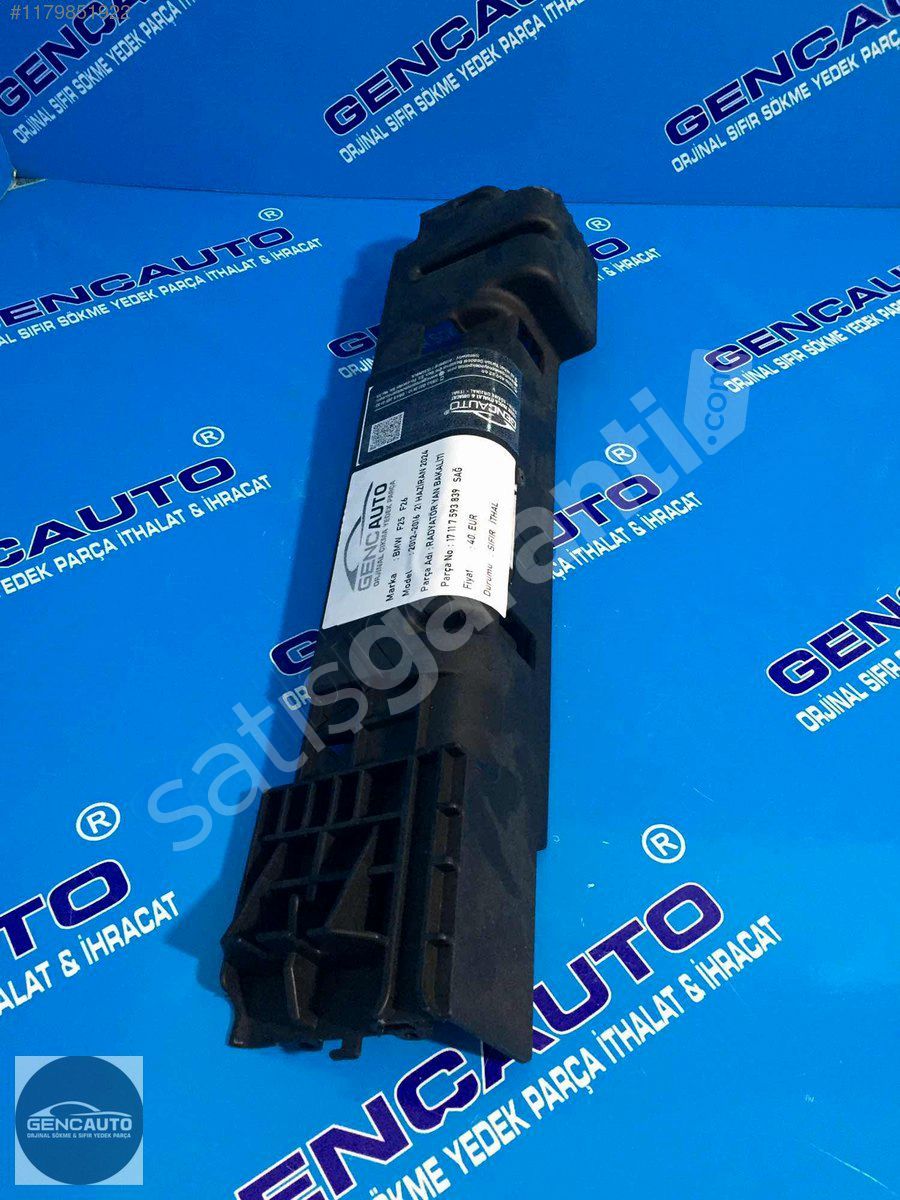 BMW F25 F26 RADYATÖR YAN BAKALİTİ SAĞ SIFIR İTH OEM 17117593839