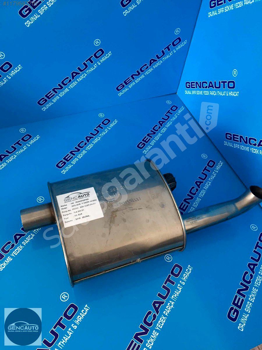 VW TRANSPORTER EGZOZ SON SUSTURUCU SIFIR ORJİNAL OEM 7LA253211