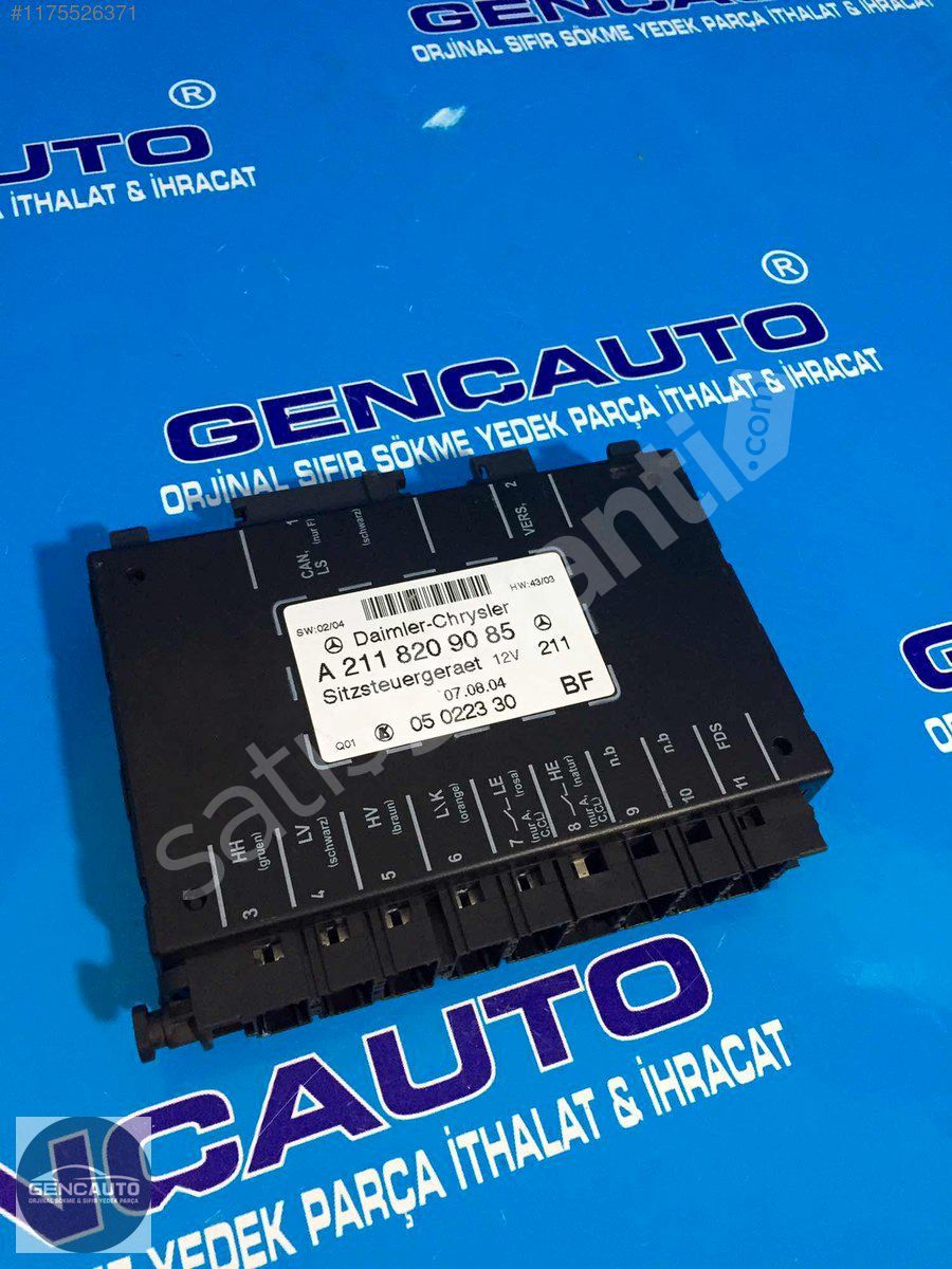 MERCEDES W209 CLK KOLTUK ALTI BEYNİ SÖKME ORJ A2118209085 SAĞ