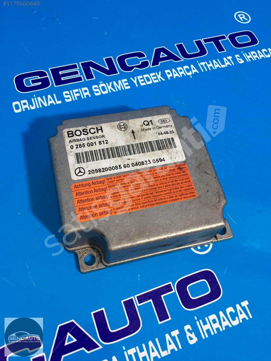 MERCEDES W209 CLK AİRBAG BEYNİ SÖKME ORJ OEM 0285001812 Q1