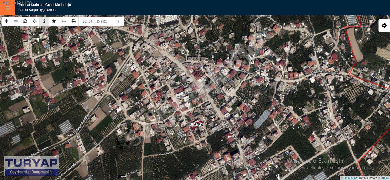 SAMANDAĞ MAĞARACIK MAHALLESİNDE SATILIK PARSEL
