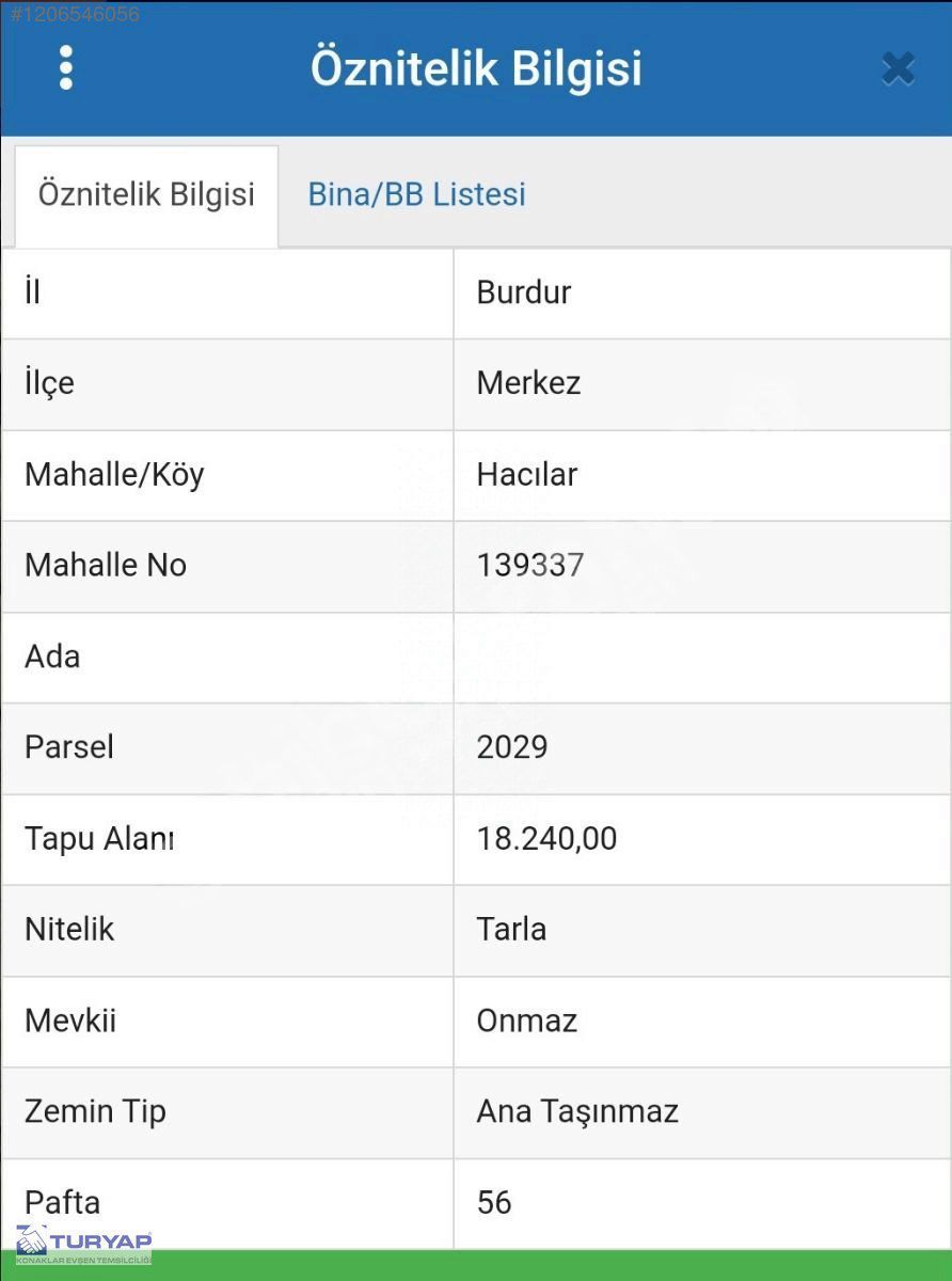 SATILIK TARLA