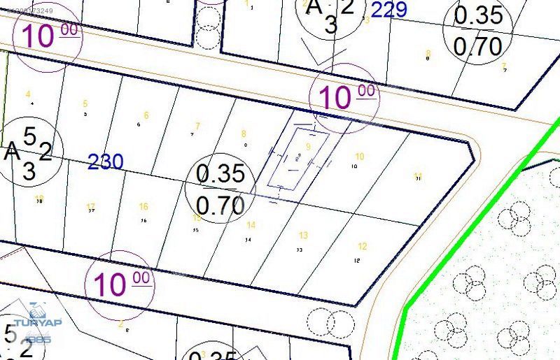 TURYAPTAN YALOVA ÇINARCIK HASANBABA 335 M2. 2.5 KAT İMARLI ARSA