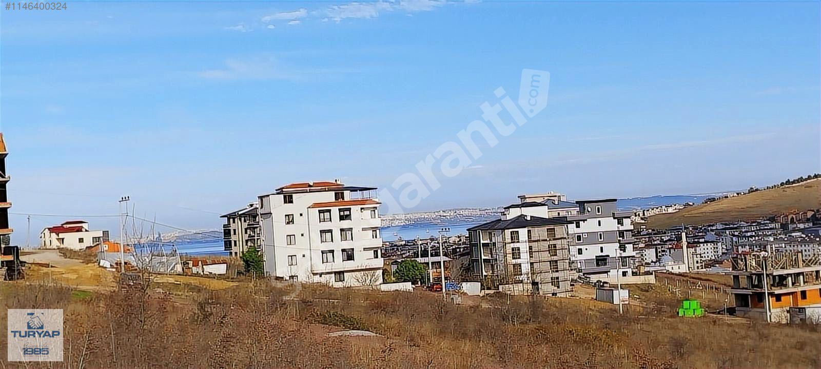 ÇİFTLİKKÖY BAYRAKTEPE DE 689 m2 KAT KARŞILIĞI DENİZ MANZARALI