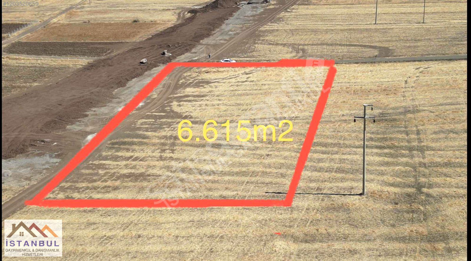 İKİTEPE KÖYÜNDE SATILIK 6.615m2 Tarla