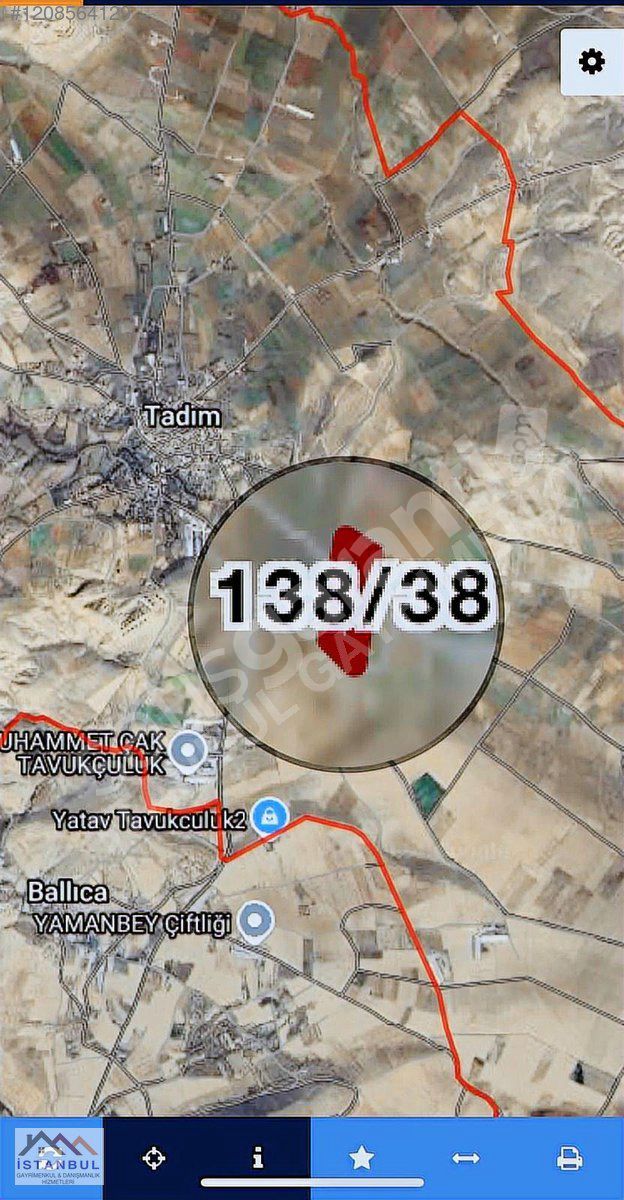 TADIMDA SATILIK 2.257m2 KÜÇÜK PARSEL