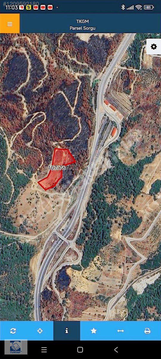 Bornova Karaçam'da Harika Manzaralı 1000 M2 Arazi