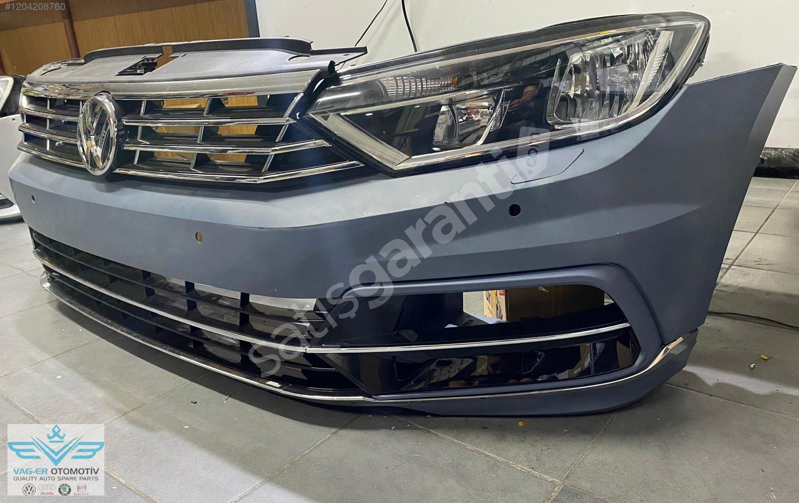 VW PASSAT B8 R LİNE 2018 ÖN TAMPON SİS KAPAĞI IZGARA PANJUR SET