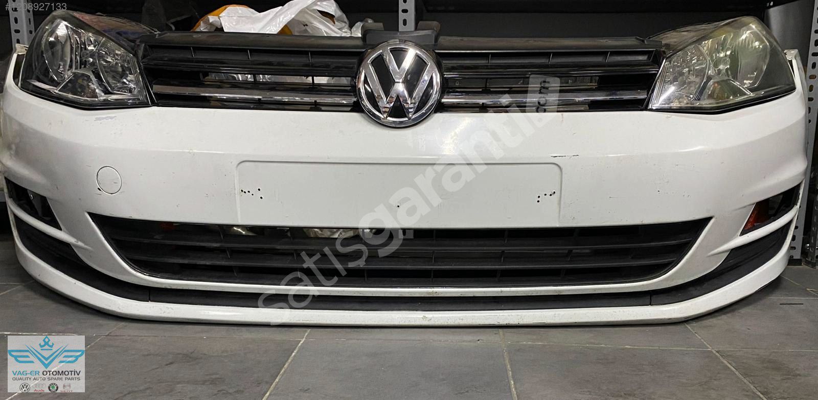 VW GOLF 7 2013 ÖN TAMPON SİS FARI ORTA IZGARA FAR SET 5G0807217B