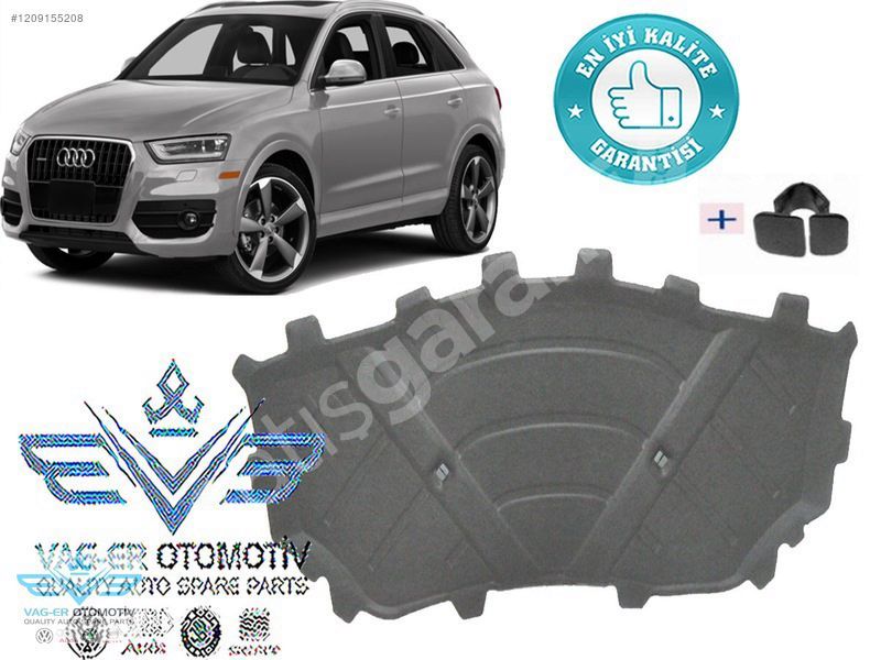 AUDİ Q3 2012-2018 ARASI KAPUT İZOLASYONU KEÇESİ 8U0863825A