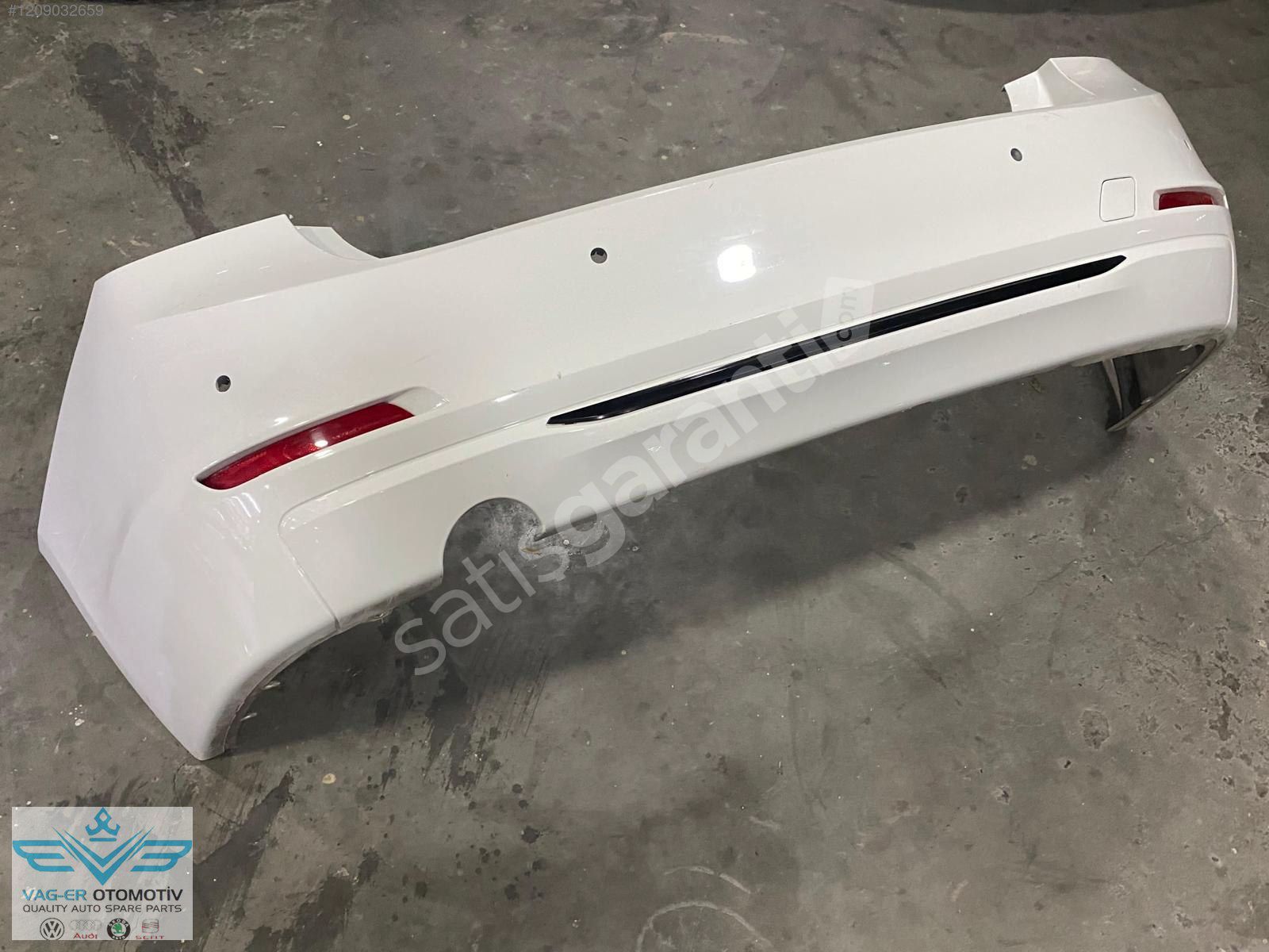 BMW F30 2015 2016 2017 2018 ARKA TAMPON KOMPLE BEYAZ / HATASIZ