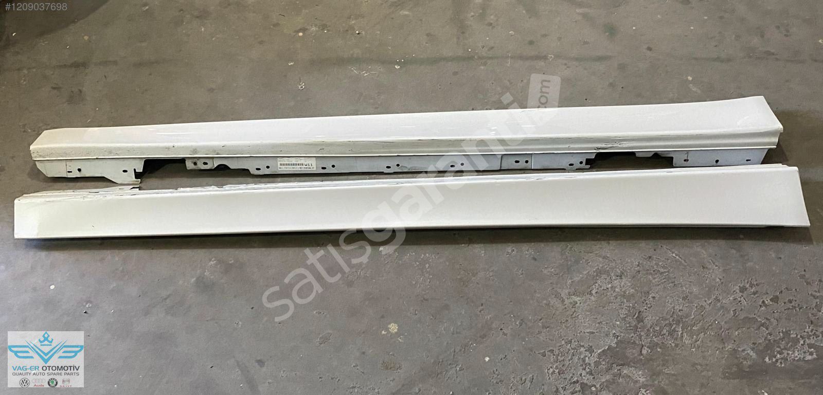 BMW F30 2014 MODEL SAĞ SOL MARŞBİYEL TAKIMI / BEYAZ ORİJNİAL HAT