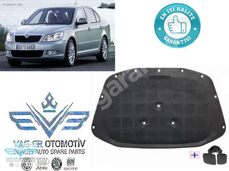 SKODA OCTAVİA 2009-2012 ARASI KAPUT İZOLASYONU KEÇESİ 1Z0863831A
