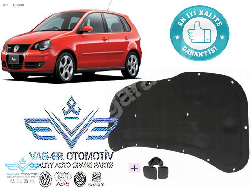 VW POLO 2006-2009 ARASI KAPUT İZOLASYONU KEÇESİ 6Q0863835C
