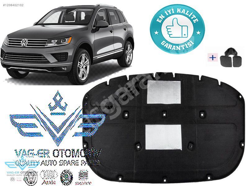 VW TOUAREG 2015-2018 ARASI KAPUT İZOLASYONU KEÇESİ 7P6863831A