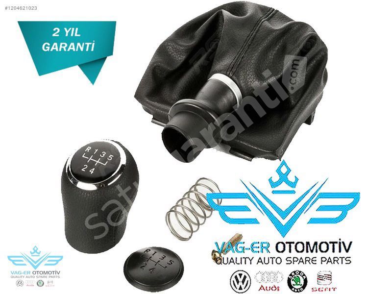TRANSPORTER T7 (5 İLERİ)MANUEL VİTES KOLU TOPUZU+KÖRÜĞ 7E0711113