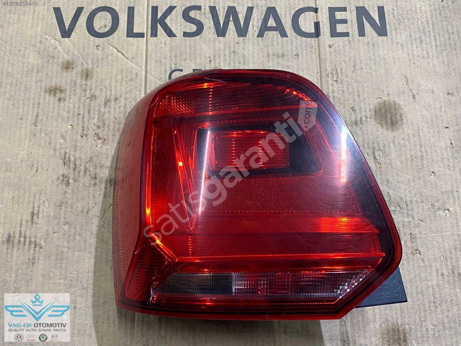 VW POLO 2016 ARKA SOL DIŞ STOP LAMBASI 6C0945095K ORJ SÖKME