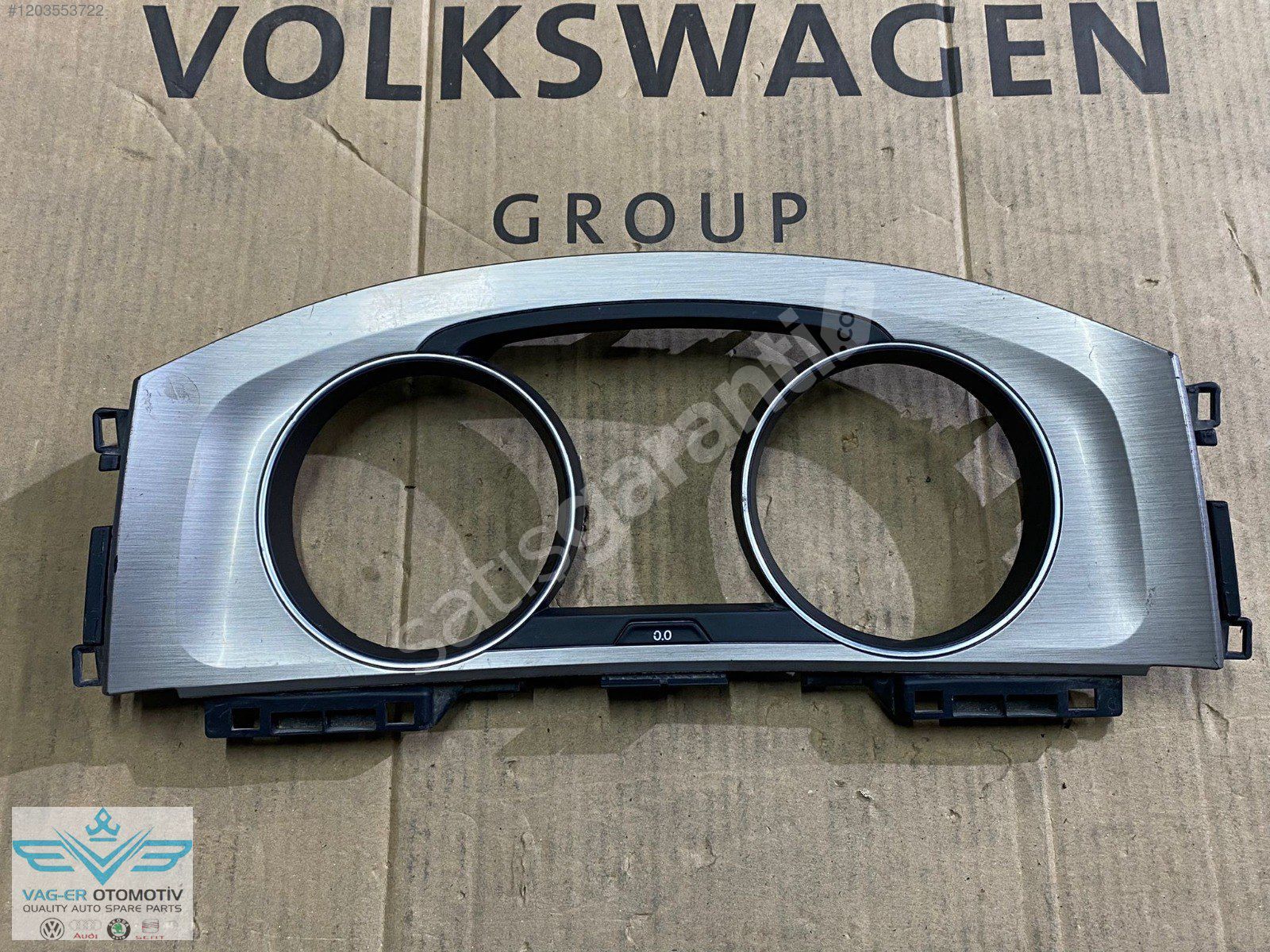 VW GOLF 7 2013-2016 KM SAATİ ÇERÇEVESİ ÇERÇEVE 5G0857059 GRİ