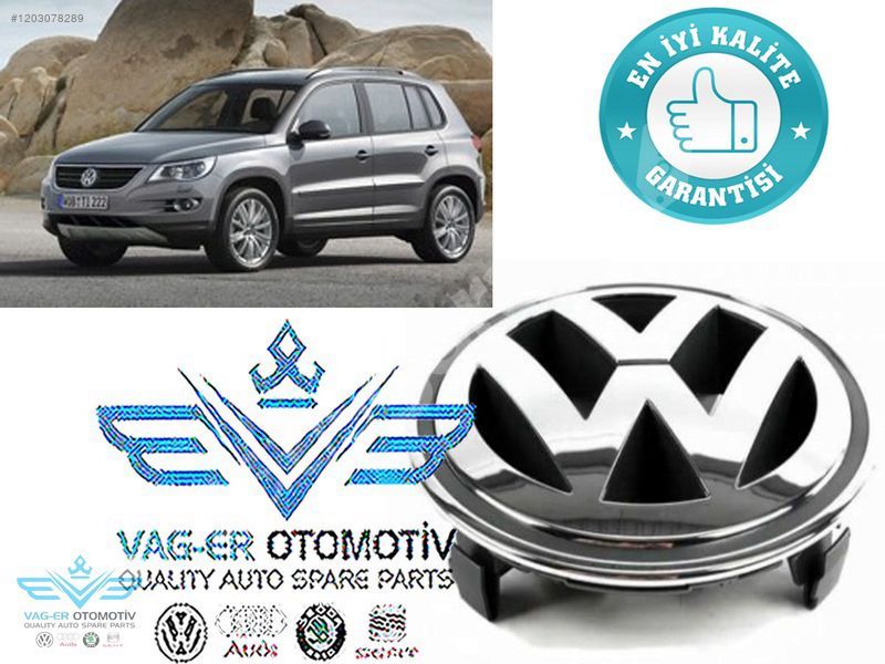 TİGUAN 150 MM 2008-2011 ARASI ÖN PANJUR ARMASI LOGOSU 1K5853600A