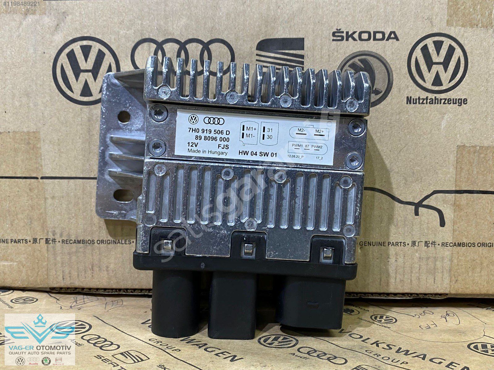 TRANSPORTER T5 1.9 TDI FAN KONTROL ÜNİTESİ 7H0919506D