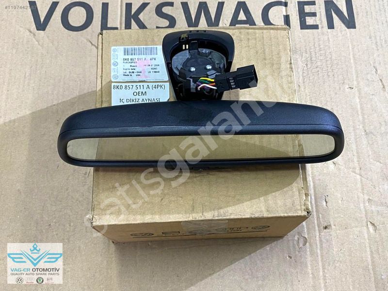 AUDİ A4 İÇ DİKİZ AYNASI AYNA KOMPLE SİYAH KAMERALI 8K0857511A