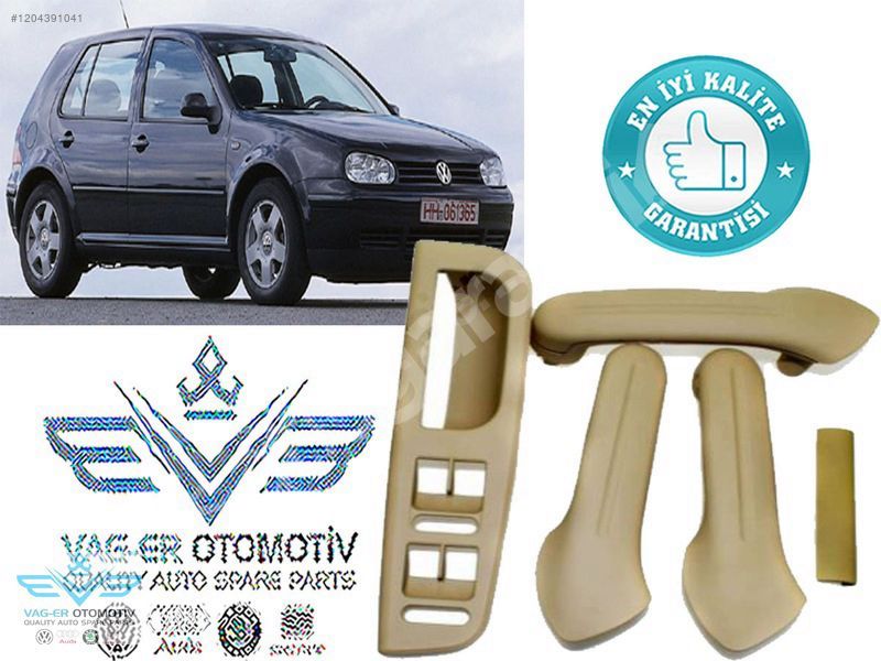 GOLF 4 ÖN SAĞ ARKA SAĞ SOL KAPI İÇ ÇEKME KOLU TUTAMAK SET BEJ