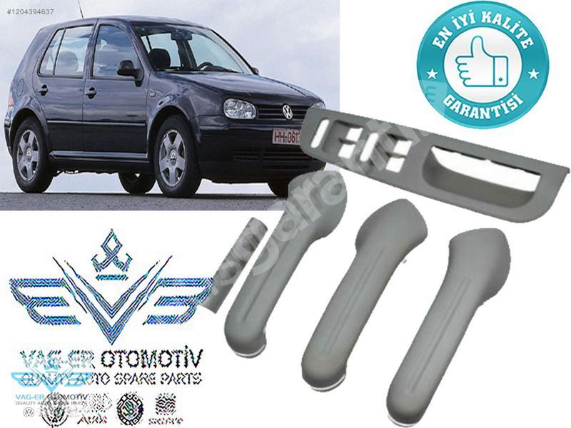 GOLF 4 ÖN SAĞ ARKA SAĞ SOL KAPI İÇ ÇEKME KOLU TUTAMAK SET GRİ