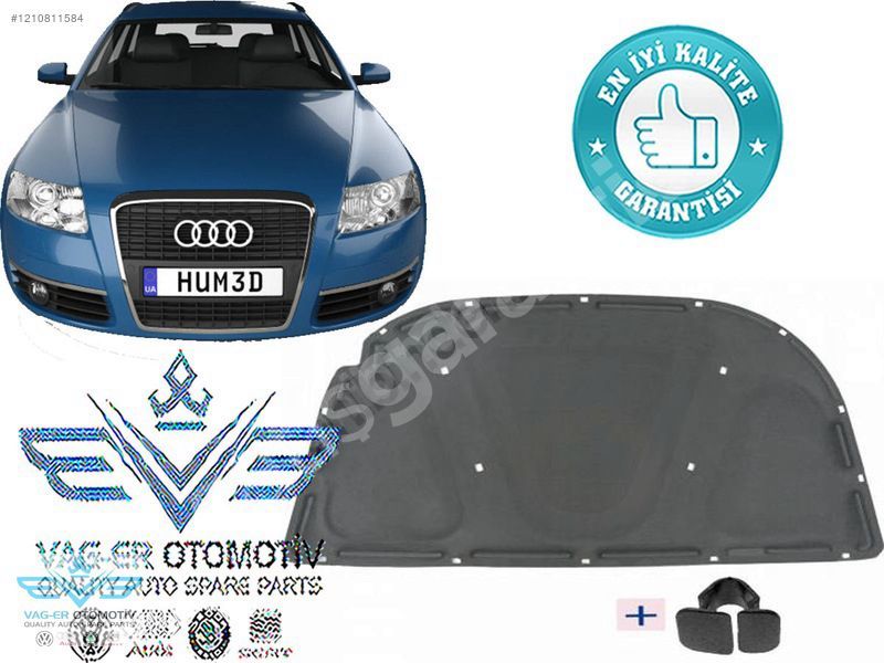 AUDİ A6 C6 2005-2008 ARASI KAPUT İZOLASYONU KEÇESİ 4F0863825C