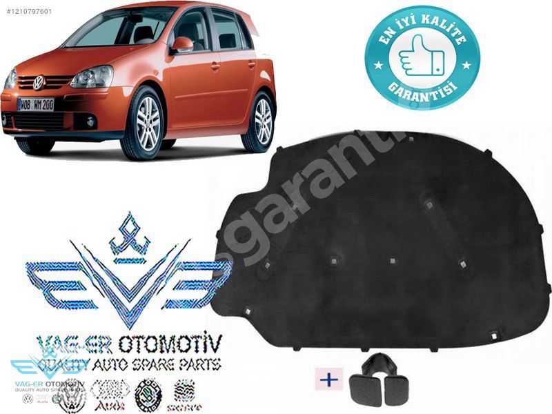 VW GOLF 5 2004-2008 ARASI KAPUT İZOLASYONU KEÇESİ 1K0863831D