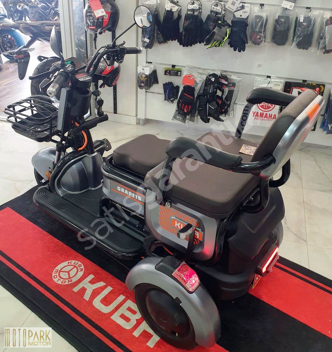 MOTOPARK MOTOR'DAN ELEKTRİKLİ 3 TEKERLEKLİ KUBA GRAPE 15