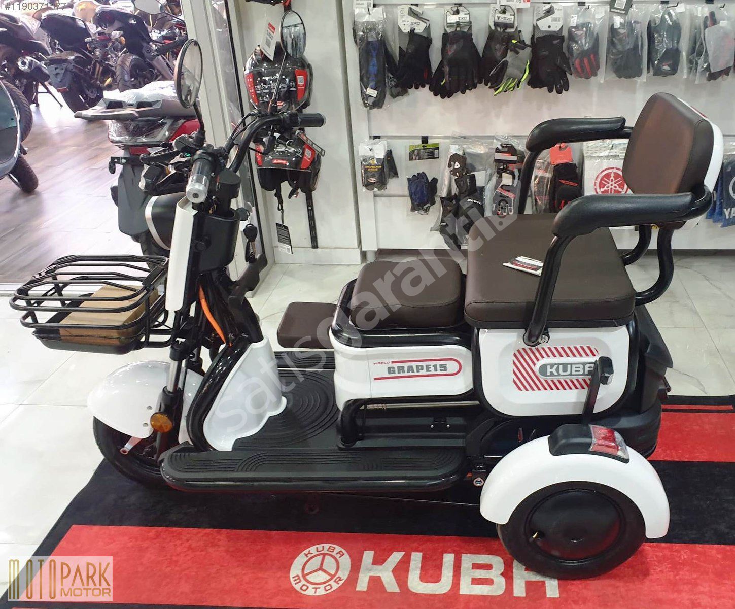 MOTOPARK MOTOR'DAN KUBA GRAPE 15 ÜÇ TEKERLEKLİ