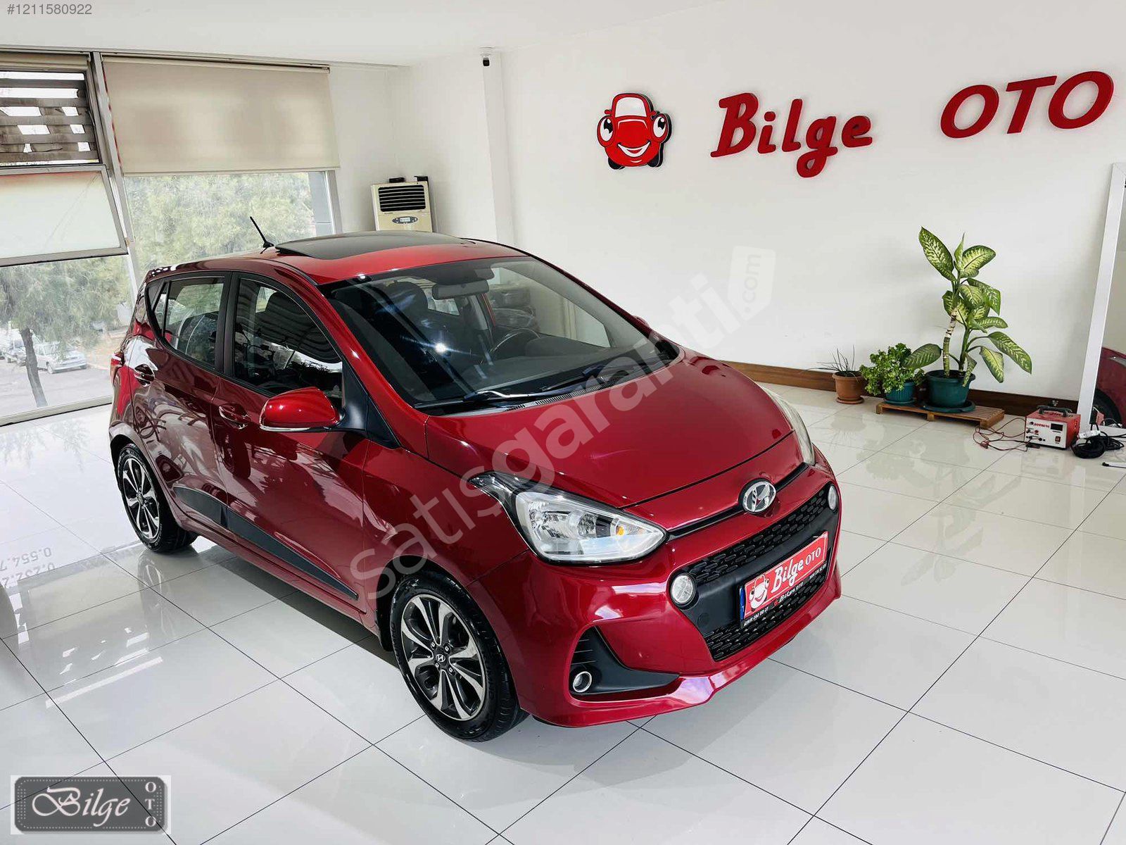 2017 MODEL HYUNDAİ İ 10 TAM OTOMATİK SUNROOF'LU SERVİS BAKIMLI