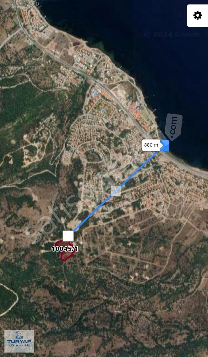 Foça Yenifoça Cumhuriyet Mahallesi'nde Satılık Arsa