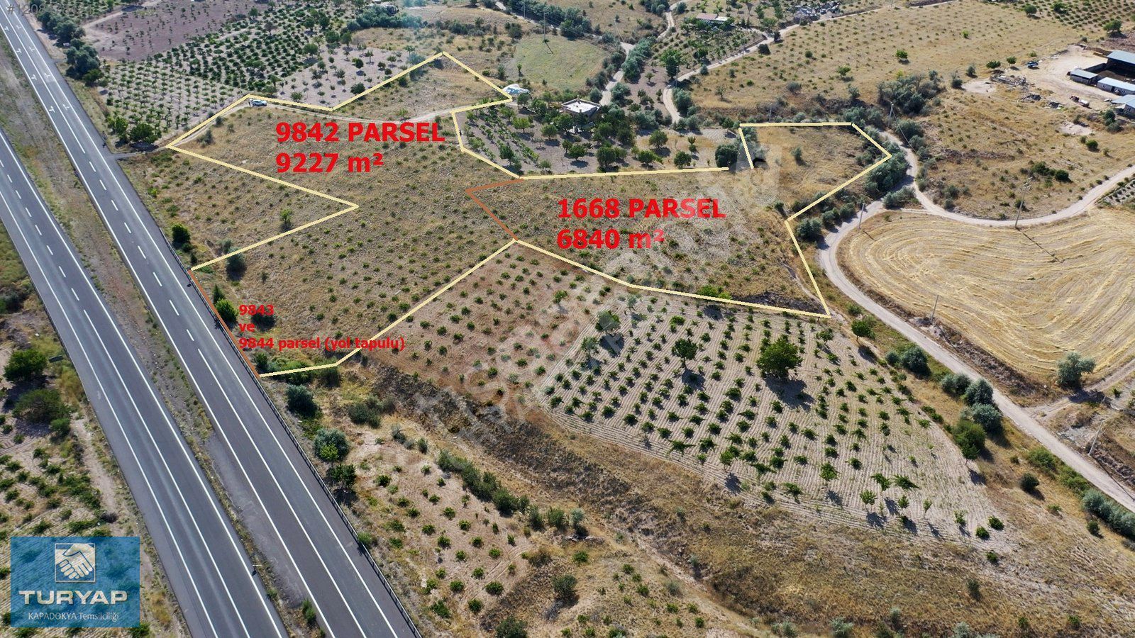 GÖREME 16360 m² Bağ Avanos-Nevşehir yolu üzeri