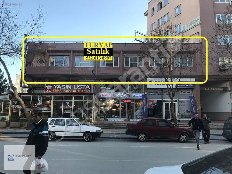 TURYAP'tan İNCİLİPINAR KAMİL OCAK CAD. 400 m2 SATILIK OFİS KATI