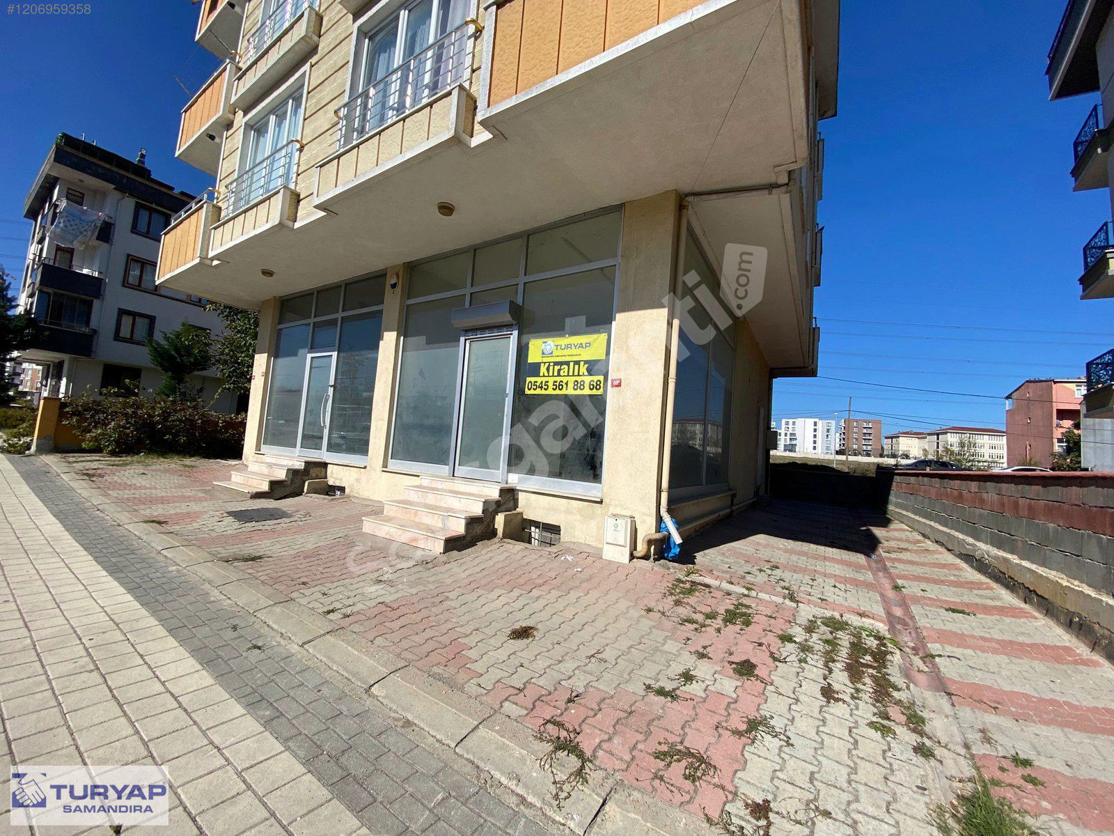 TURYAP'tan KİRALIK TURGUT ÖZAL CADDESİNE CEPHELİ BODRUMLU DÜKKAN