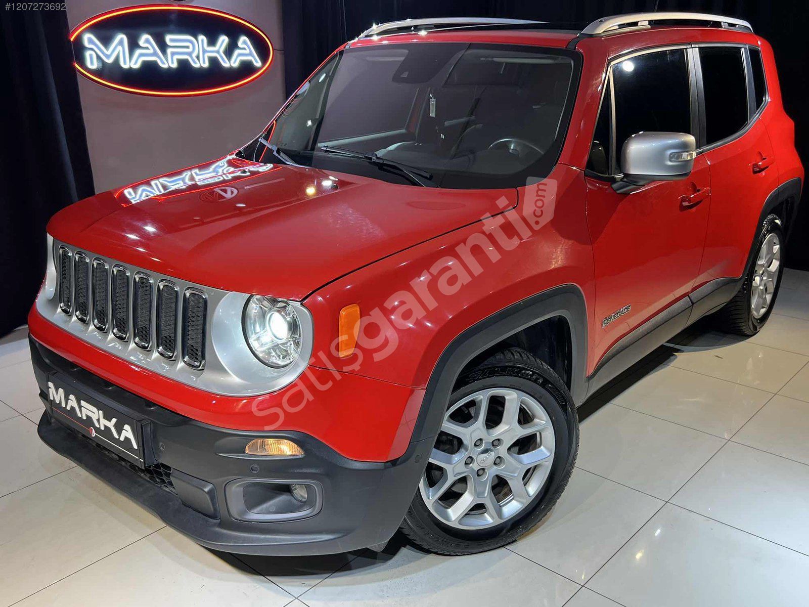 MARKA'DAN 2016 KIRMIZI RENEGADE LİMİTED CAM TAVANLI 63.000 KM'DE