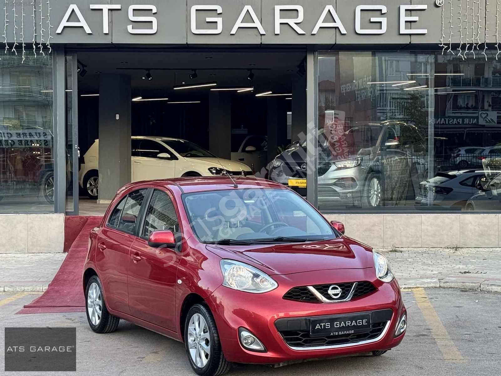 ATS GARAGE 2015 NİSSAN MİCRA 1.2 MATCH OTOMATİK KIRMIZI BAKIMLI