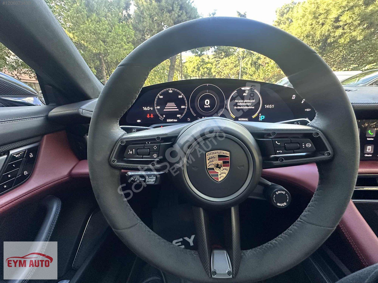 TAYCAN TURBO S 761hp BURMESTER KARBONSPORT DISTRONİC A.AKS 360K.